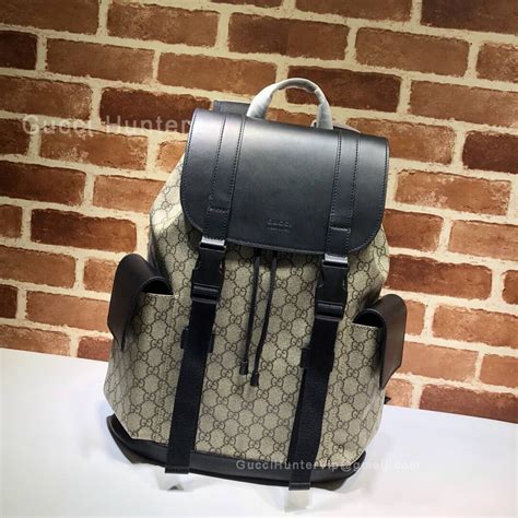 gucci backpack gg supreme replica|Gucci supreme canvas backpack.